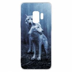 Чехол для Samsung S9 Two wolves in the forest - PrintSalon