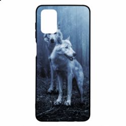 Чехол для Samsung M51 Two wolves in the forest-PrintSalon Чехол для Samsung M51 Two wolves in the forest