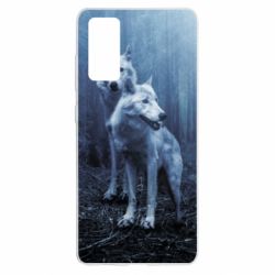 Чехол для Samsung S20 FE Two wolves in the forest - PrintSalon