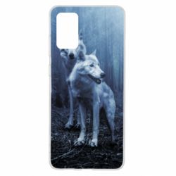 Чехол для Samsung S20+ Two wolves in the forest - PrintSalon