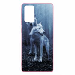 Чехол для Samsung Note 20 Two wolves in the forest - PrintSalon