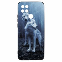 Чехол для Oppo A15s/A15 Two wolves in the forest - PrintSalon