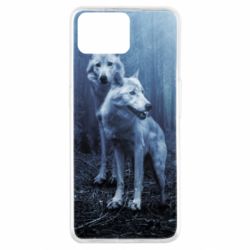 Чехол для Oppo A73 Two wolves in the forest - PrintSalon