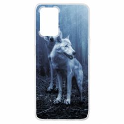 Чехол для Oppo A74 4G Two wolves in the forest - PrintSalon