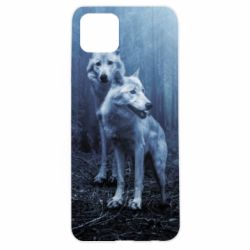 Чехол для Oppo A92s Two wolves in the forest - PrintSalon