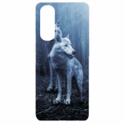 Чехол для Oppo Reno 4 Pro Two wolves in the forest - PrintSalon