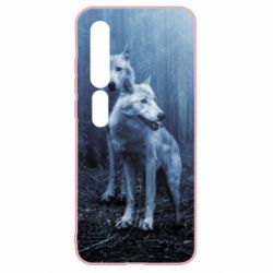 Чехол для Xiaomi Mi10/10 Pro Two wolves in the forest - PrintSalon