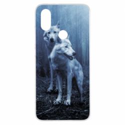 Чехол для Xiaomi Mi A2 Two wolves in the forest - PrintSalon