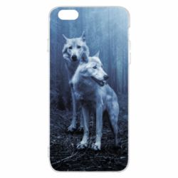 Чехол для iPhone 6 Plus/6S Plus Two wolves in the forest