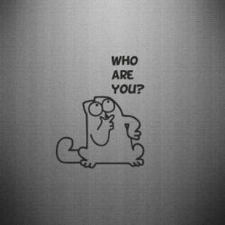 Наклейка Ти хто такий? - PrintSalon