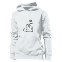 Худі жіноче Ти хто такий? - PrintSalon