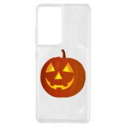 Чехол для Samsung S21 Ultra Тыква Halloween - PrintSalon