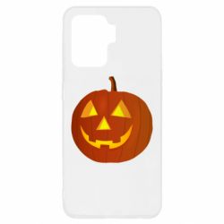 Чехол для Oppo Reno 5 Lite Тыква Halloween - PrintSalon