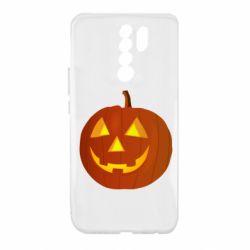 Чехол для Xiaomi Redmi 9 Тыква Halloween - PrintSalon