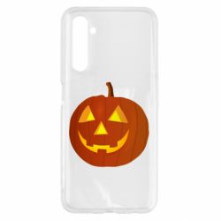 Чехол для Realme 6 Тыква Halloween - PrintSalon