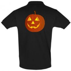 Мужское поло Тыква Halloween - PrintSalon