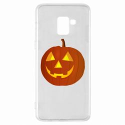 Чехол для Samsung A8+ 2018 Тыква Halloween - PrintSalon