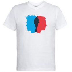 Чоловіча футболка з V-подібним вирізом Tyler Durden & Jack - PrintSalon