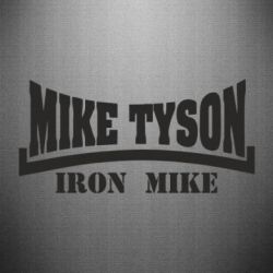 Наклейка Tyson Iron Mike - PrintSalon