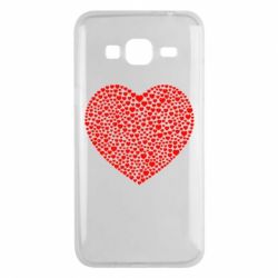Чехол для Samsung J3 2016 Тысяча сердец - PrintSalon