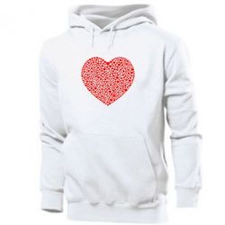 Мужское худи Тысяча сердец - PrintSalon