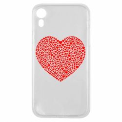 Чехол для iPhone XR Тысяча сердец - PrintSalon