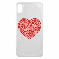 Чехол для iPhone Xs Max Тысяча сердец - PrintSalon
