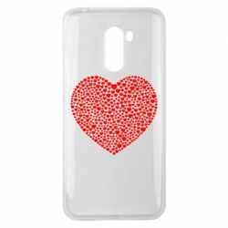 Чехол для Xiaomi Pocophone F1 Тысяча сердец - PrintSalon