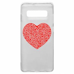 Чехол для Samsung S10+ Тысяча сердец - PrintSalon