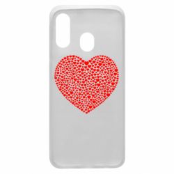Чехол для Samsung A40 Тысяча сердец - PrintSalon