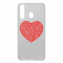 Чехол для Samsung A60 Тысяча сердец - PrintSalon