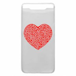 Чехол для Samsung A80 Тысяча сердец - PrintSalon