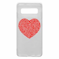 Чехол для Samsung S10 Тысяча сердец - PrintSalon