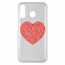 Чехол для Samsung M30 Тысяча сердец - PrintSalon