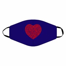 Маска многоразовая Тысяча сердец - PrintSalon