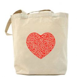 Эко-сумка Тысяча сердец - PrintSalon
