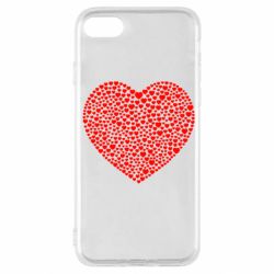 Чехол для iPhone SE 2020 Тысяча сердец - PrintSalon