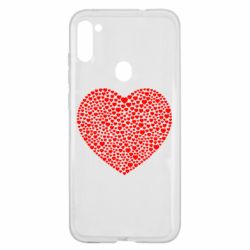 Чехол для Samsung A11/M11 Тысяча сердец - PrintSalon