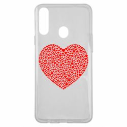 Чехол для Samsung A20s Тысяча сердец - PrintSalon