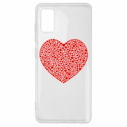 Чехол для Samsung A41 Тысяча сердец - PrintSalon