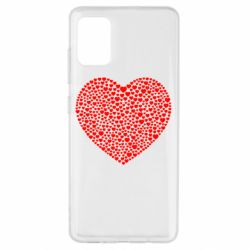 Чехол для Samsung A51 Тысяча сердец - PrintSalon