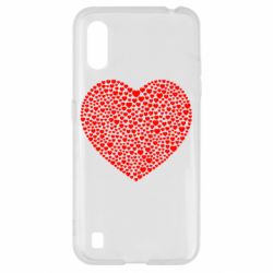 Чехол для Samsung A01/M01 Тысяча сердец - PrintSalon