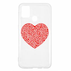 Чехол для Samsung M31 Тысяча сердец - PrintSalon