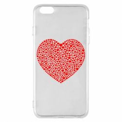 Чехол для iPhone 6 Plus/6S Plus Тысяча сердец - PrintSalon