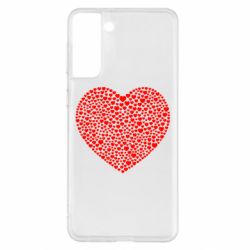 Чехол для Samsung S21+ Тысяча сердец - PrintSalon