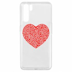 Чехол для Oppo A91/Reno3 Тысяча сердец - PrintSalon