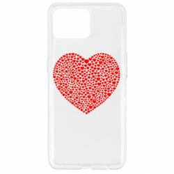 Чехол для Oppo Reno 4 Lite Тысяча сердец - PrintSalon