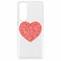 Чехол для Oppo Reno 4 Pro Тысяча сердец - PrintSalon