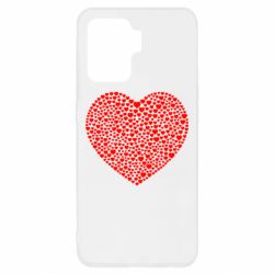 Чехол для Oppo Reno 5 Lite Тысяча сердец - PrintSalon