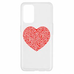 Чехол для Oppo Reno 5 4G Тысяча сердец - PrintSalon